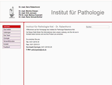 Tablet Screenshot of kiel-pathologie.de